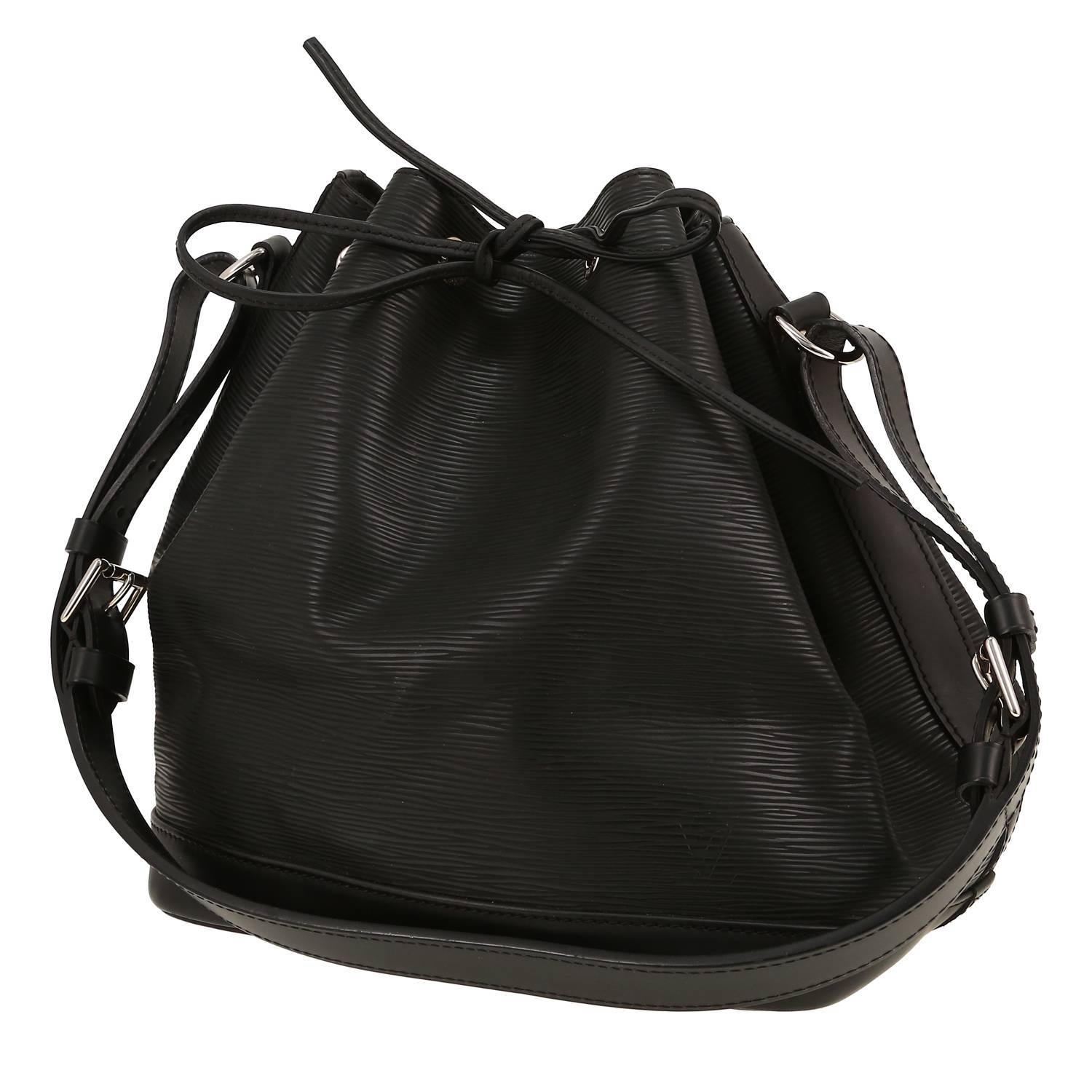Sac Louis Vuitton Noé cuir épi noir occasion Sac Louis Vuitton Noé cuir épi noir occasion