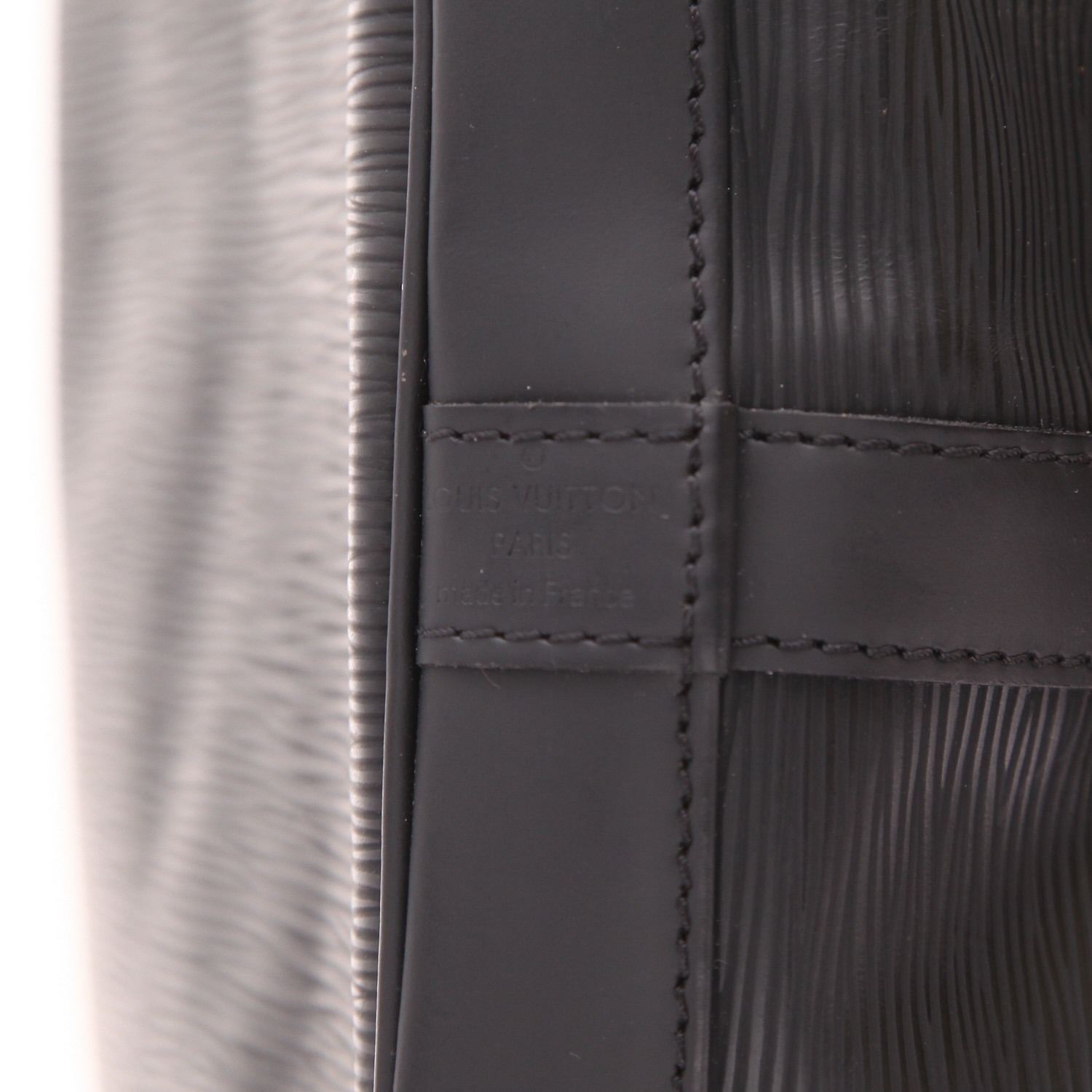 Borsa Louis Vuitton  Noé in pelle Epi nera - Detail D2