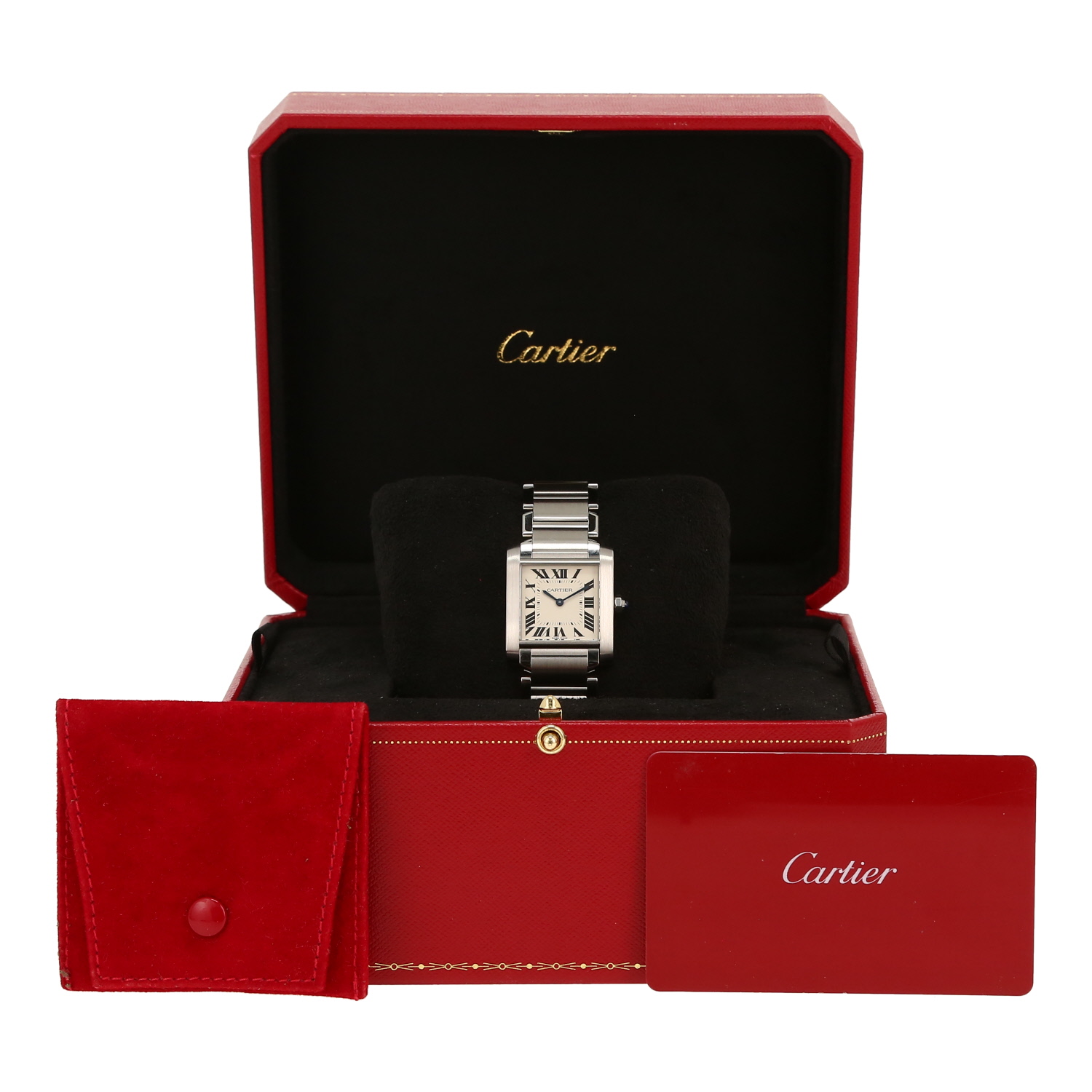Orologio Cartier Tank Française in acciaio Ref: Cartier - 3751  Circa 2021