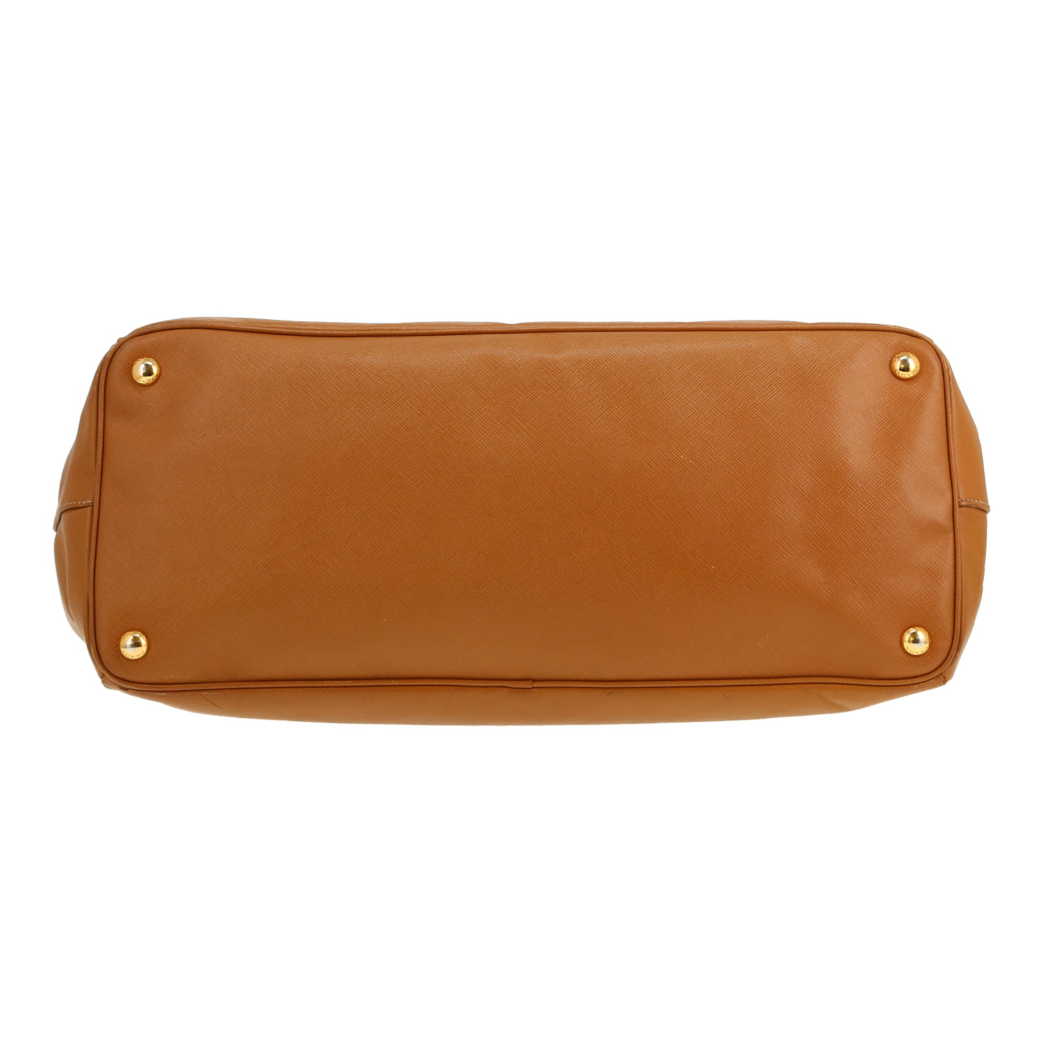 Prada  Galleria handbag  in brown leather saffiano - Detail D1