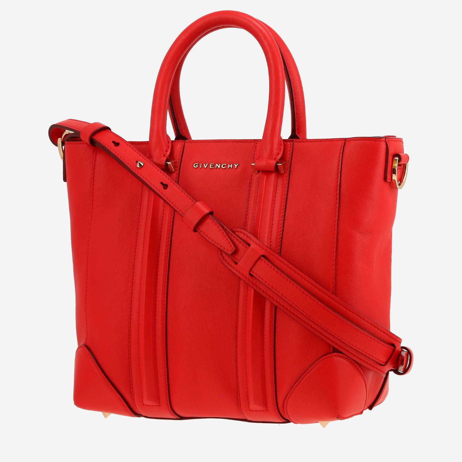 Givenchy  Lucrezia handbag  in red leather