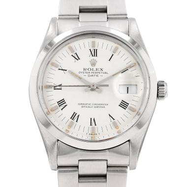 Montre Rolex Oyster Perpetual Date en acier Ref: Rolex - 15000  Vers 1981