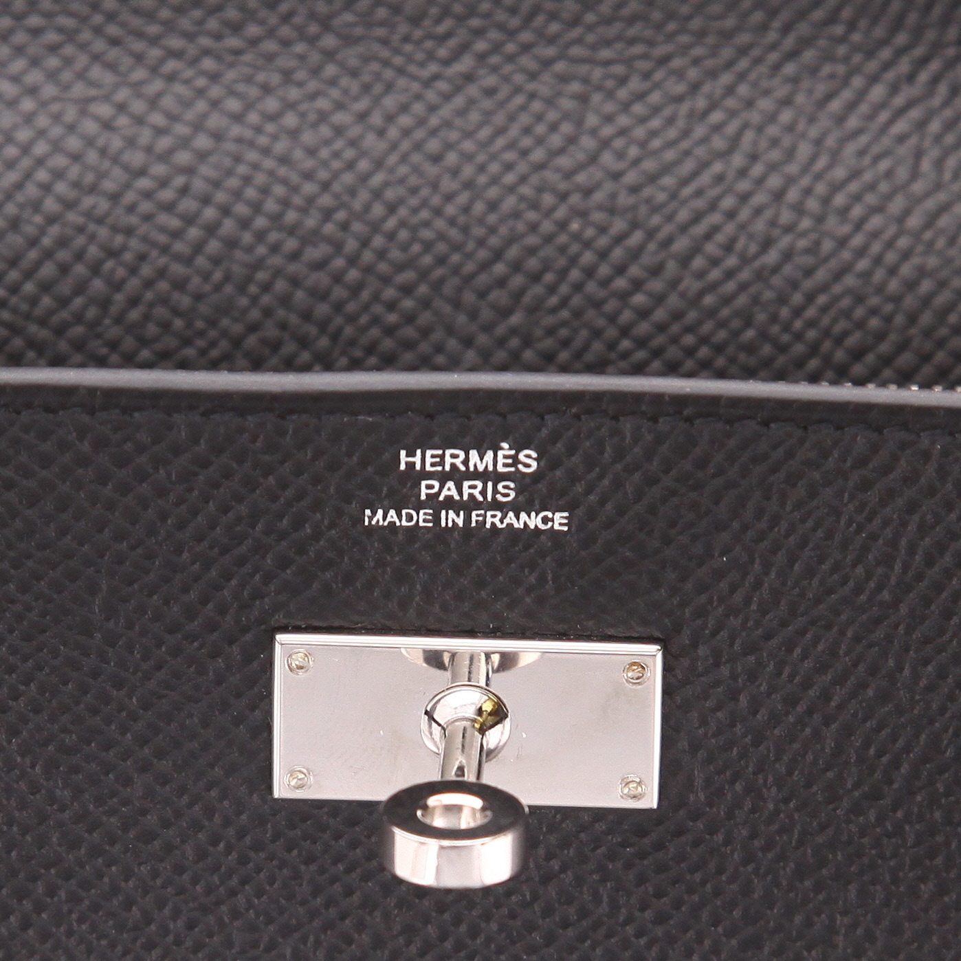 Borsa a tracolla Hermès  Kelly To Go in pelle Epsom nera - Detail D2