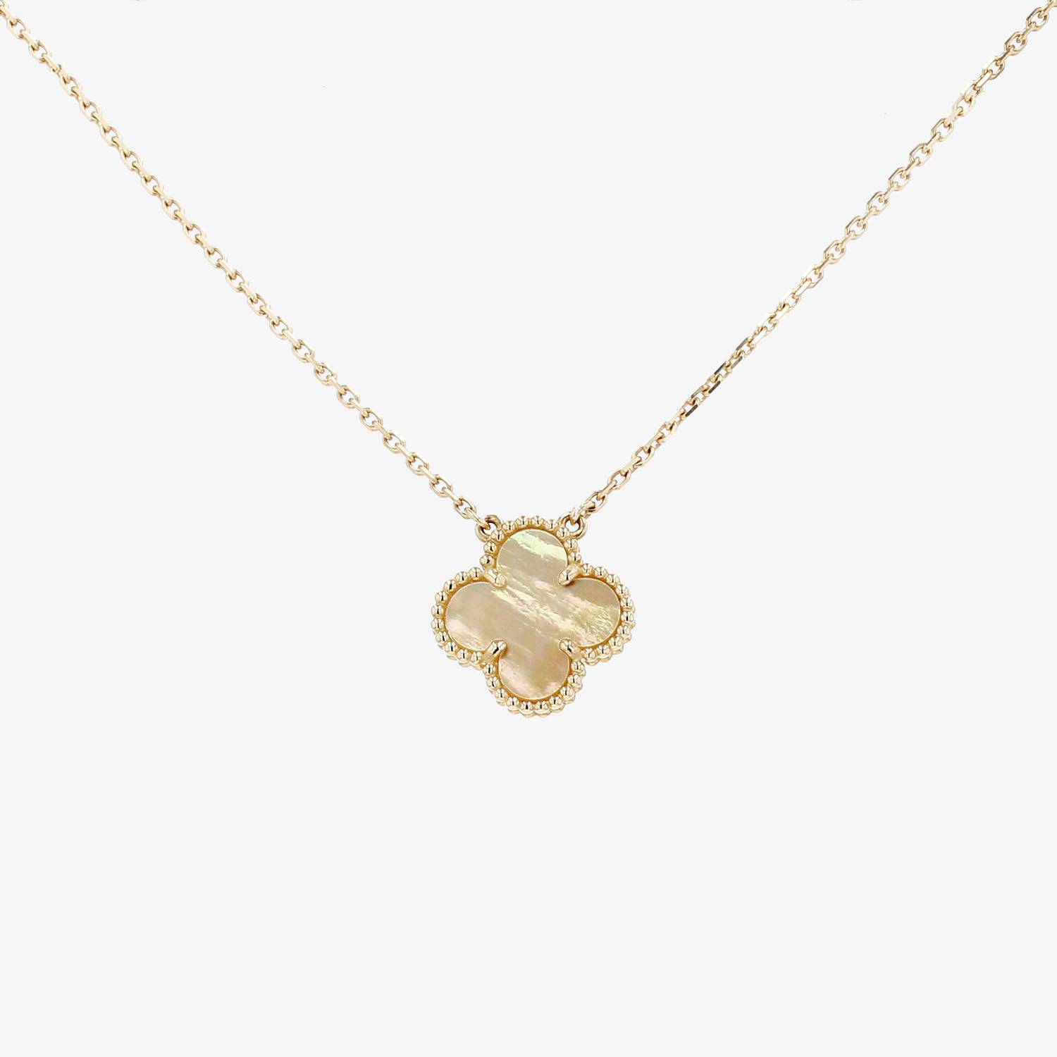 Collana Van Cleef & Arpels Vintage Alhambra in oro giallo e madreperla gold