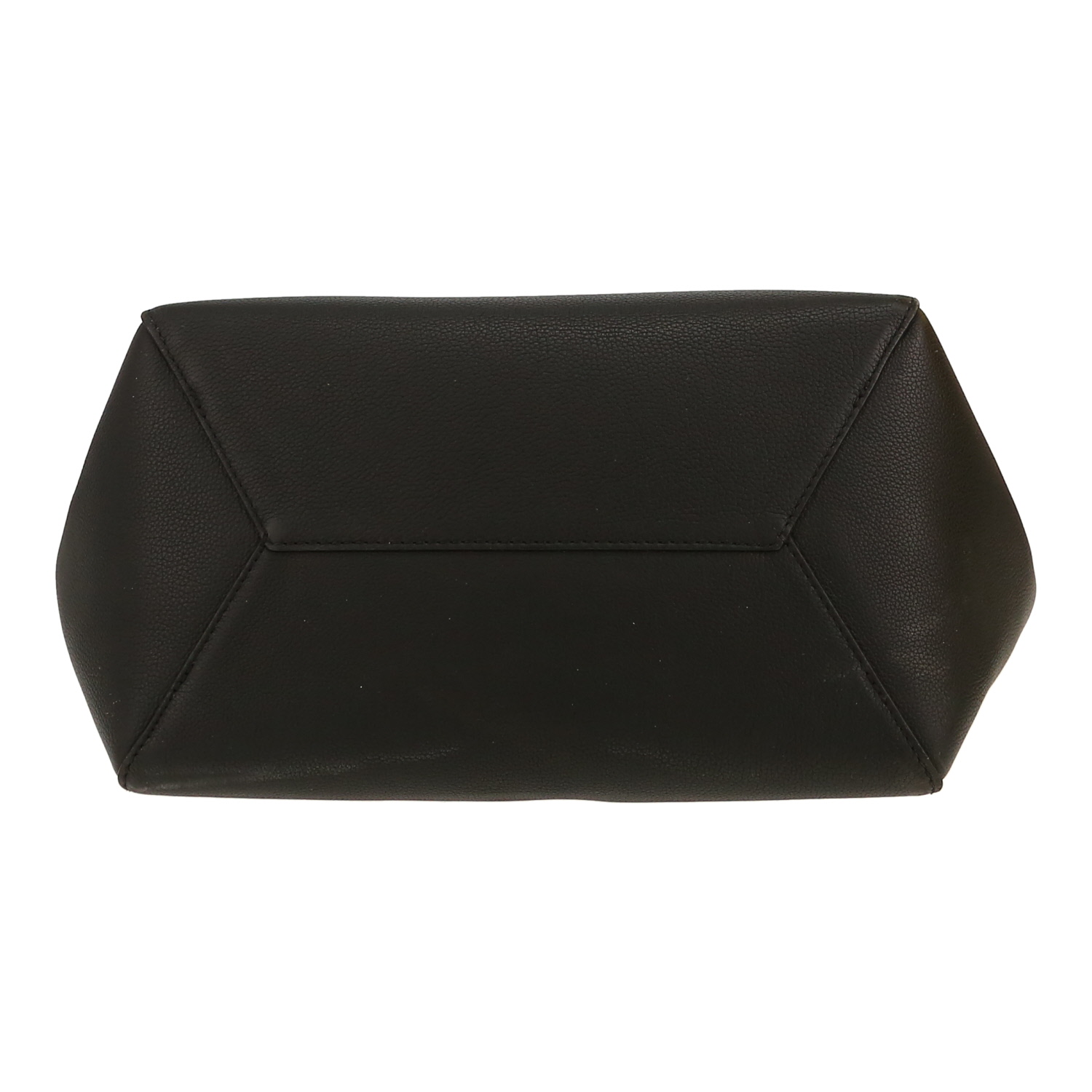 Louis Vuitton  Lockme shopping bag  in black grained leather - Detail D1