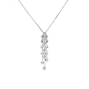 Collar Chanel Matelassé de oro blanco y diamantes