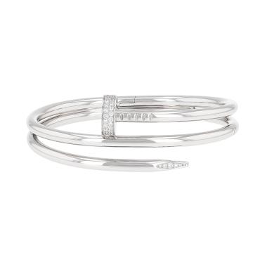 Cartier Juste un clou bracelet in white gold and diamonds