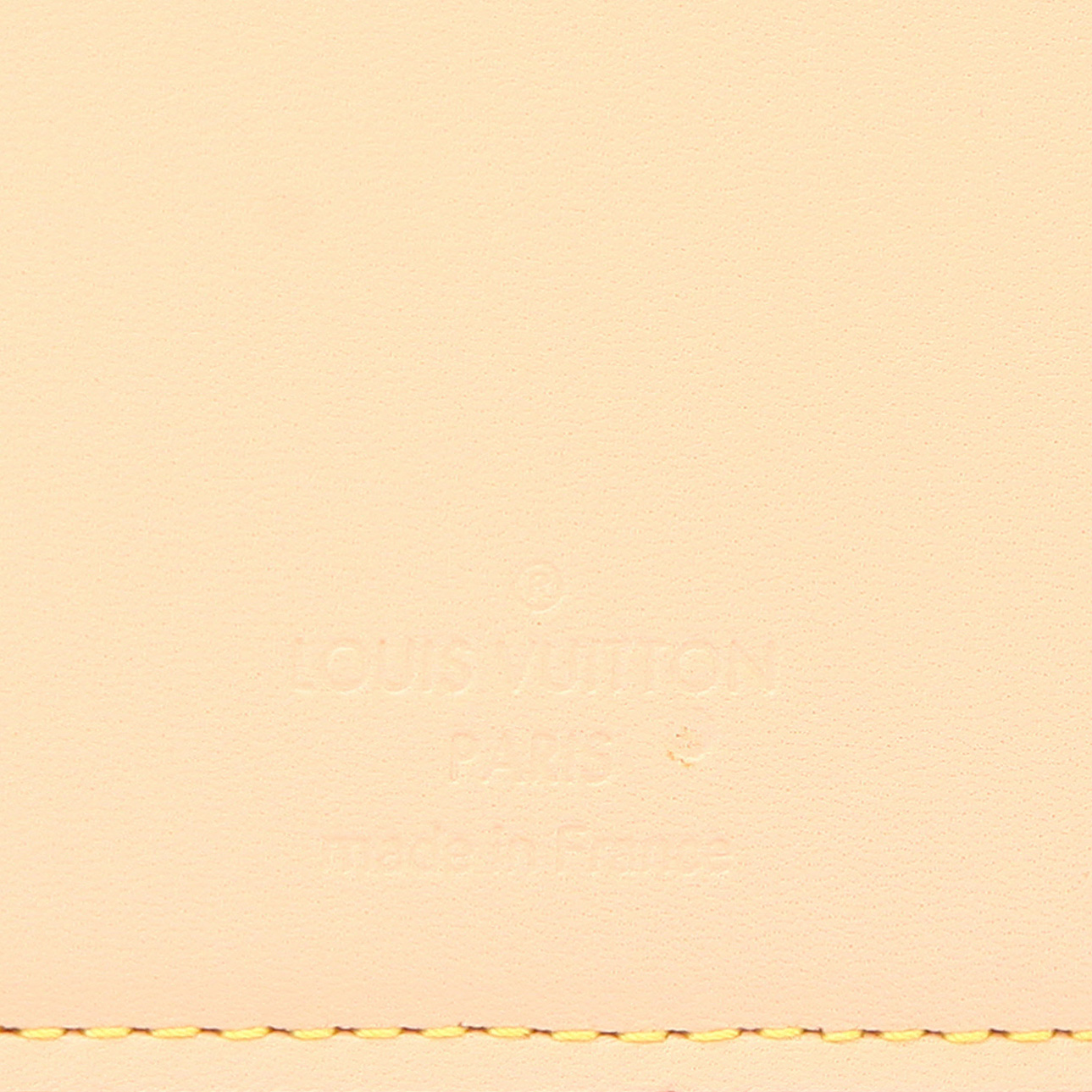 Billetera Louis Vuitton   en lona Monogram multicolor negra y cuero natural - Detail D2