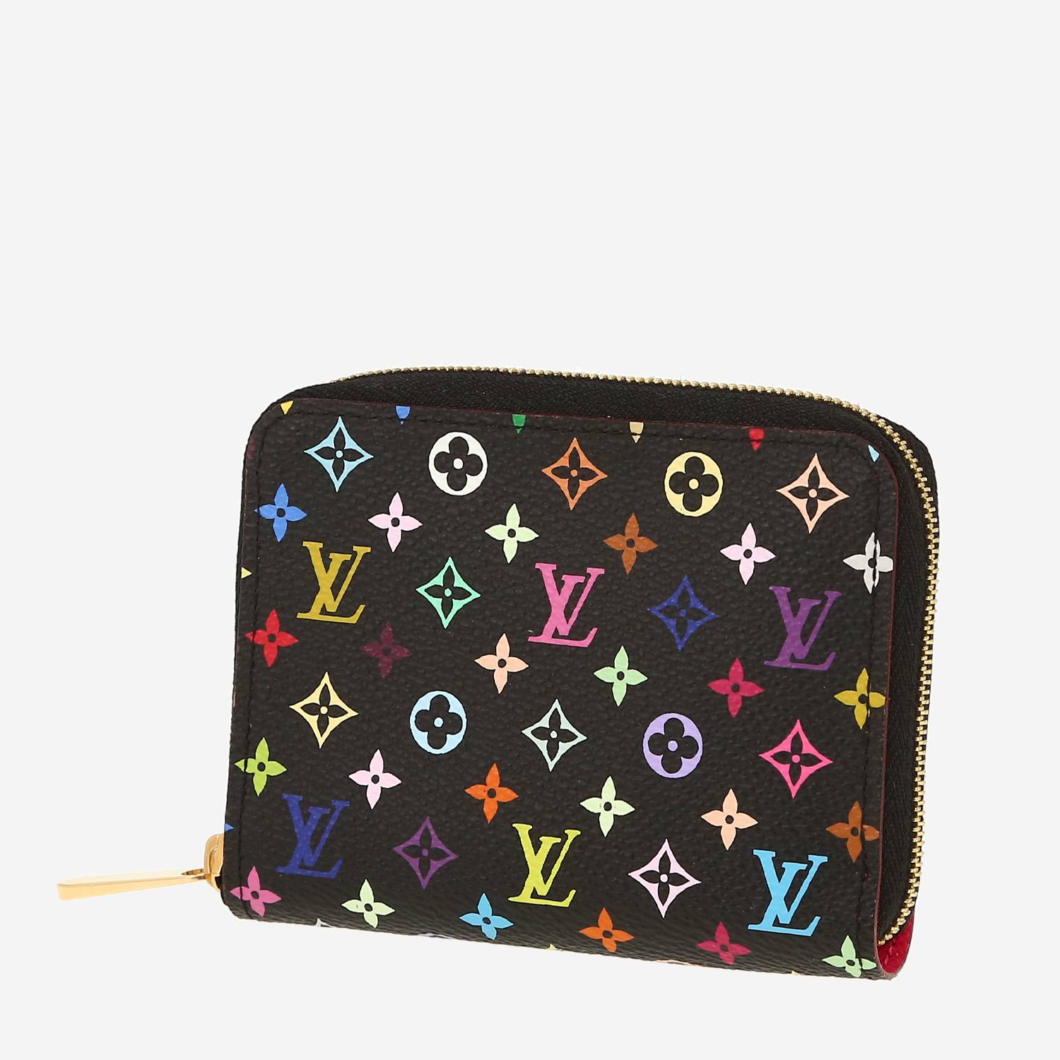 Louis Vuitton   wallet  in black multicolor  monogram canvas