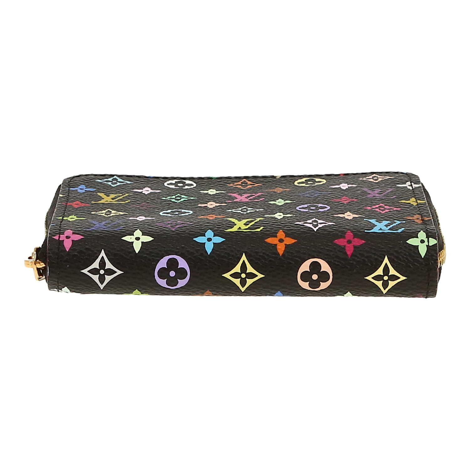 Louis Vuitton   wallet  in black multicolor  monogram canvas - Detail D1