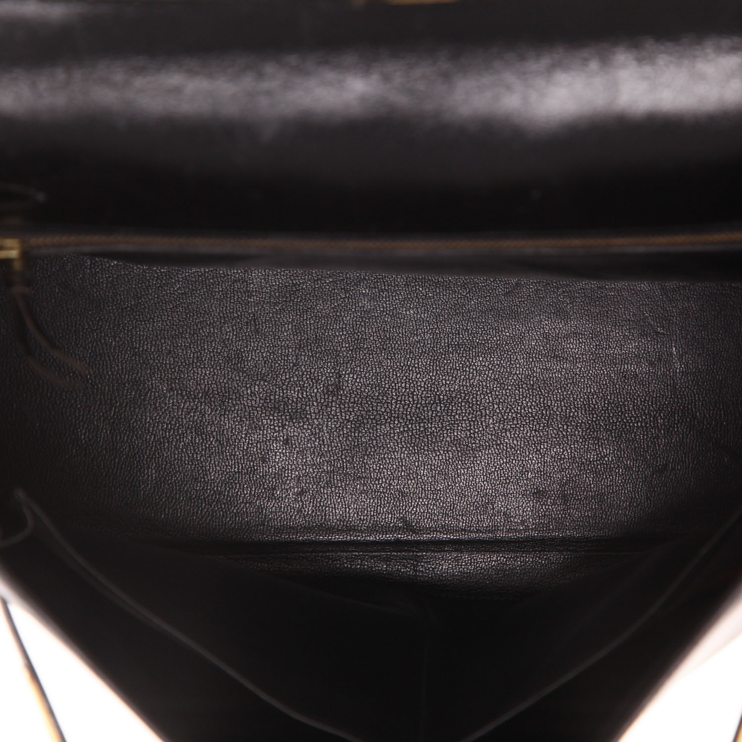 Sac à main Hermès  Kelly 32 cm en cuir box noir - Detail D3