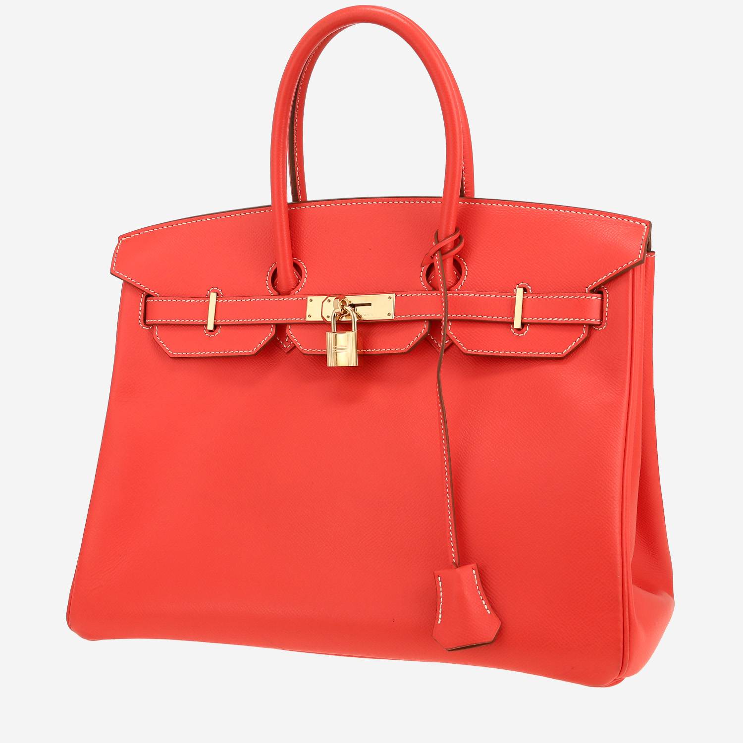 Hermès  Birkin 35 cm handbag  in pink Jaipur epsom leather