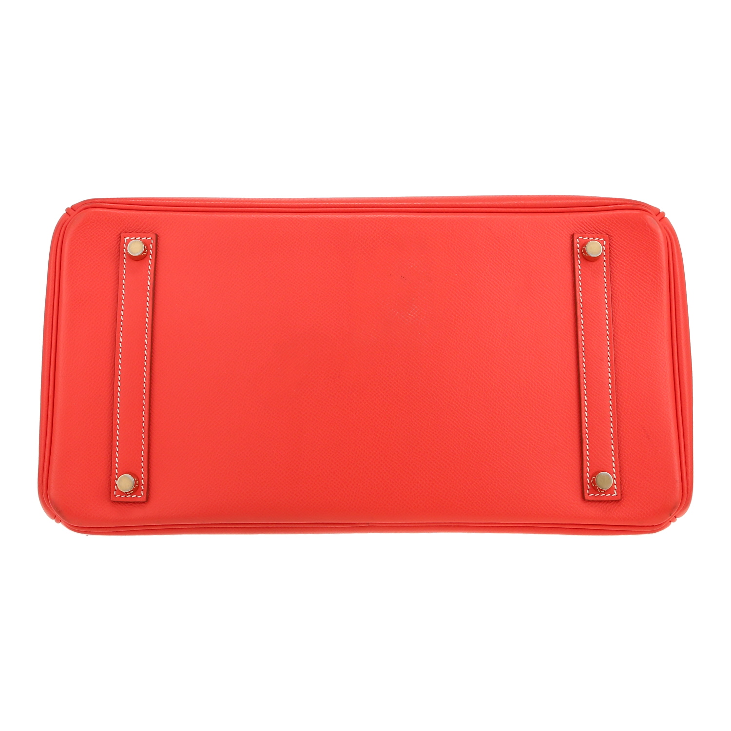 Hermès  Birkin 35 cm handbag  in pink Jaipur epsom leather - Detail D1