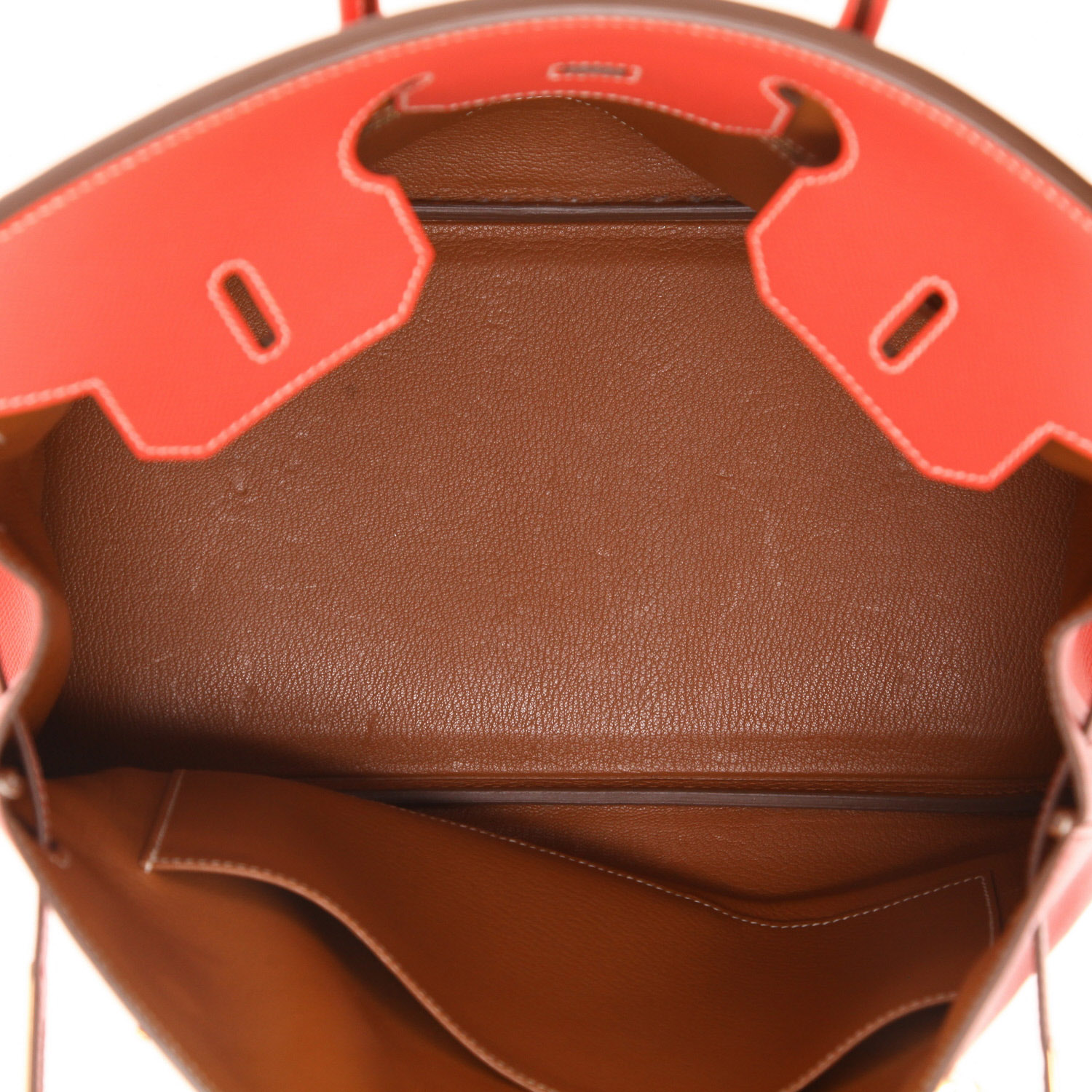 Sac à main Hermès  Birkin 35 cm en cuir epsom rose Jaipur - Detail D3