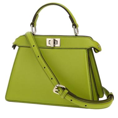 Fendi  Peekaboo ISeeU handbag  in green leather