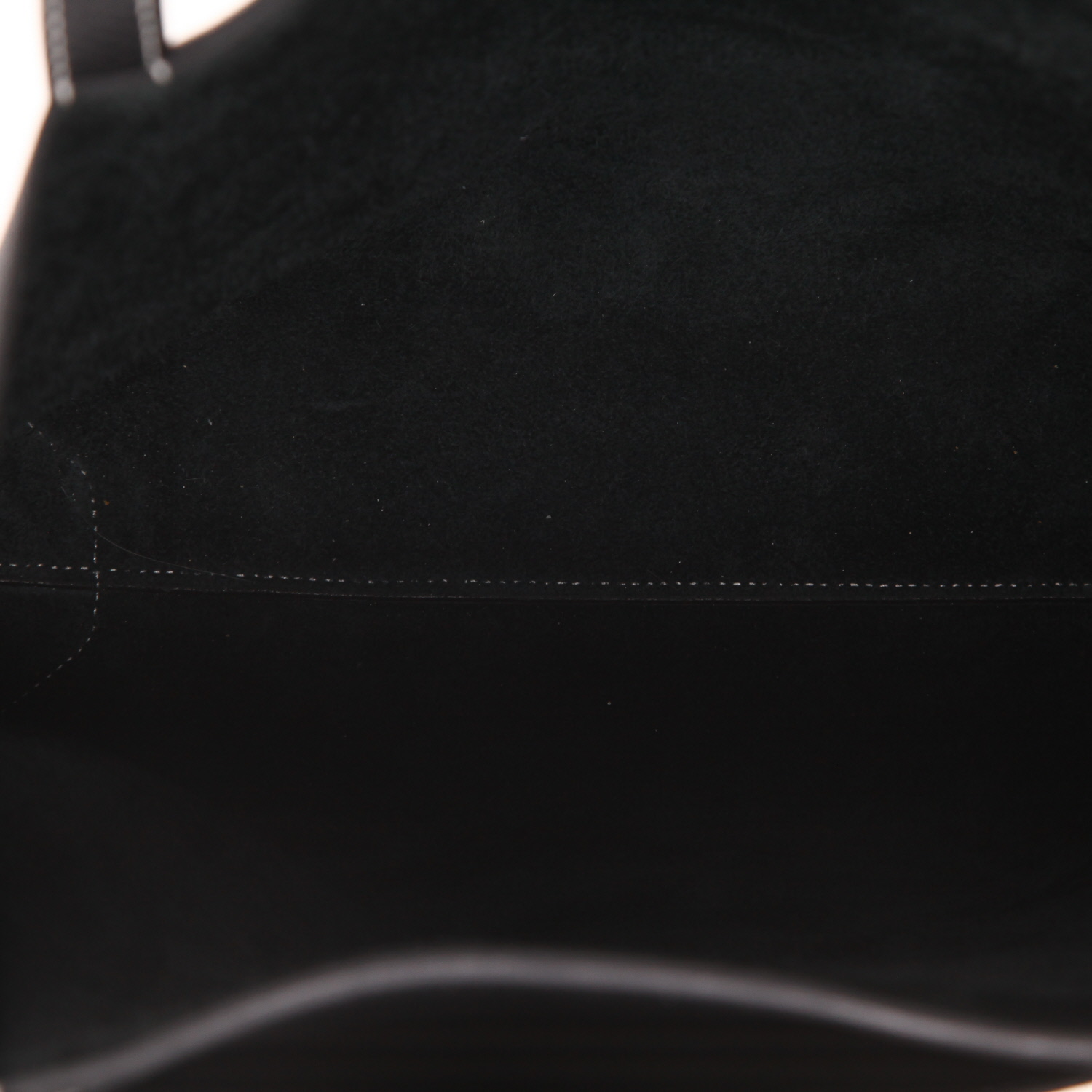 Hermès  Cabasellier shopping bag  in black togo leather - Detail D3