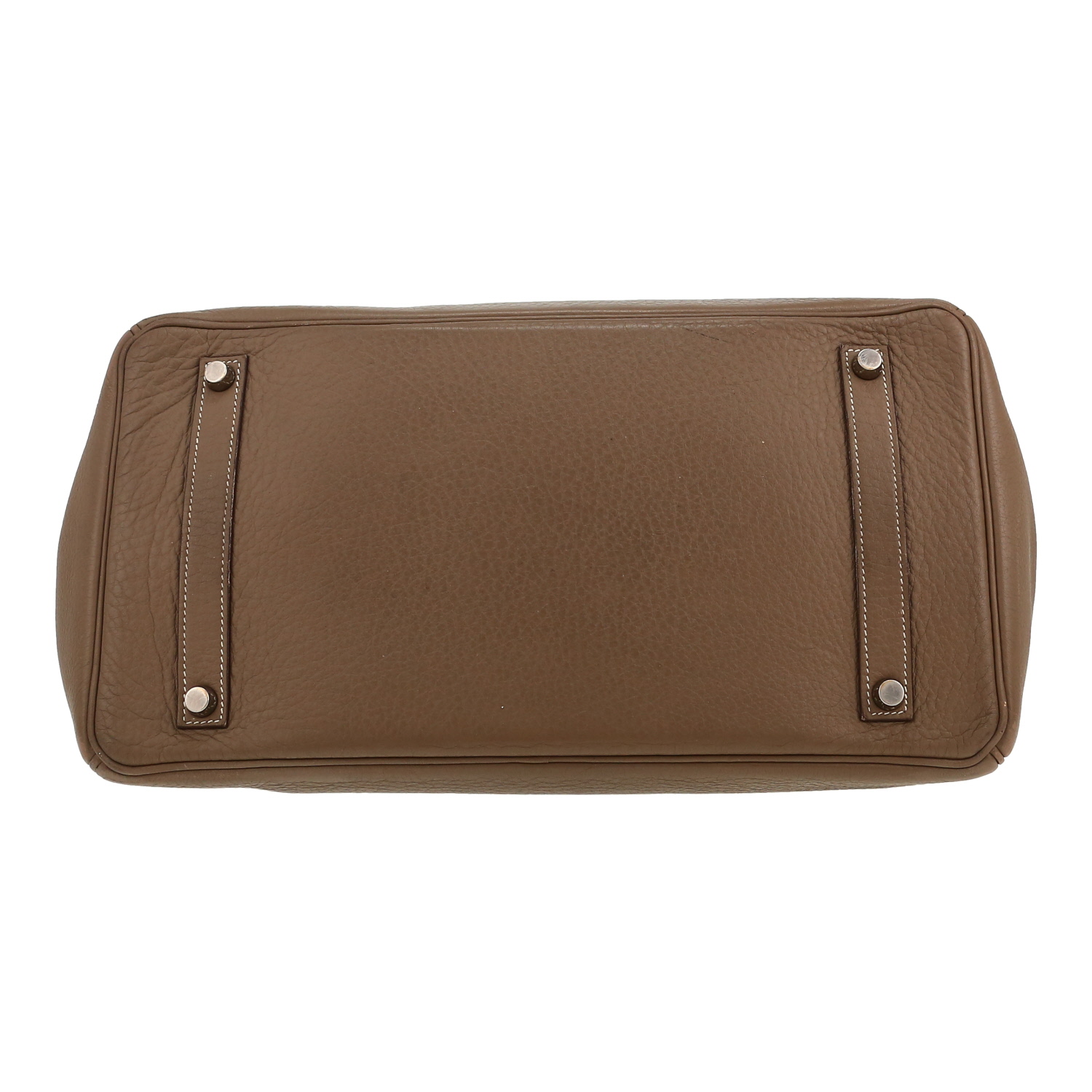 Borsa Hermès  Birkin 35 cm in pelle togo etoupe - Detail D1