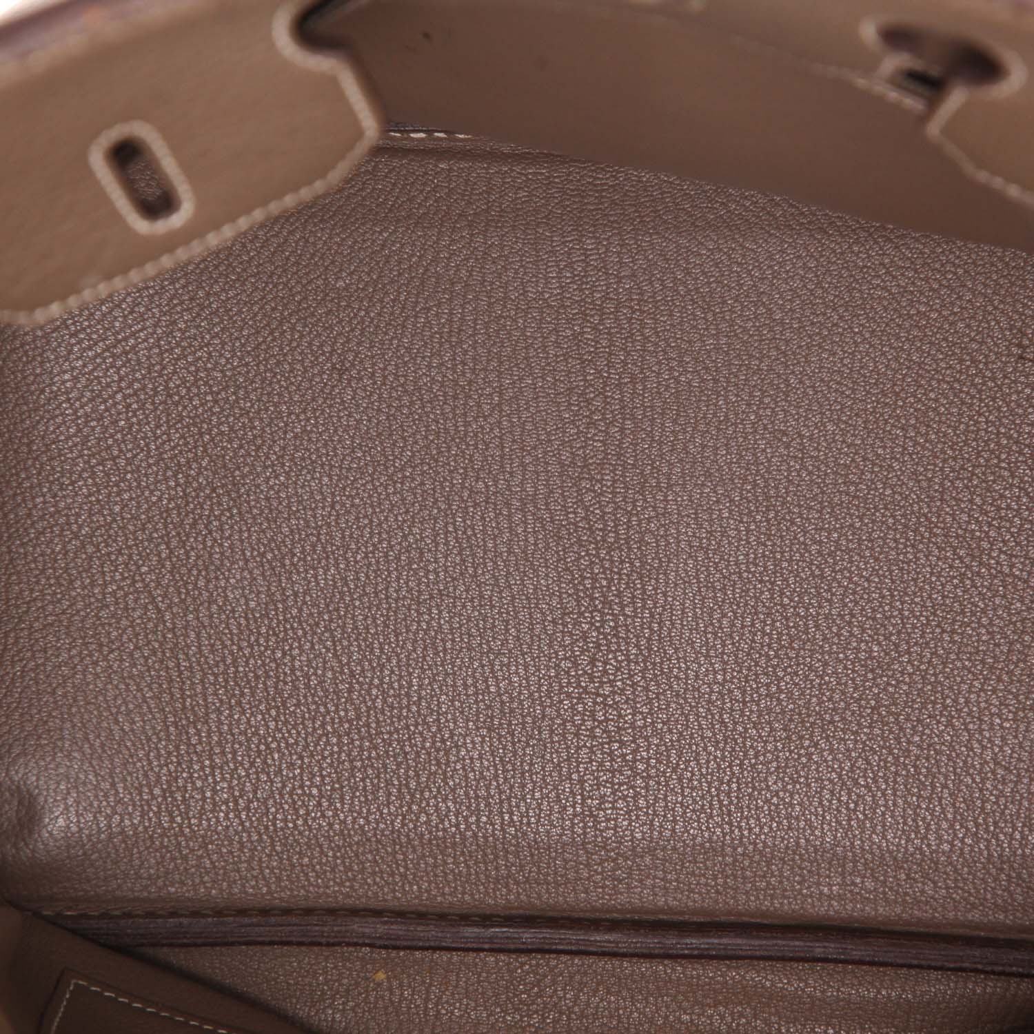Borsa Hermès  Birkin 35 cm in pelle togo etoupe - Detail D3