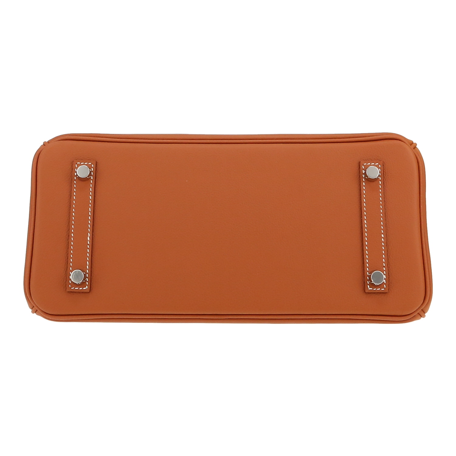 Hermès  Birkin Shoulder bag worn on the shoulder or carried in the hand  in gold Evercolor leather - Detail D1