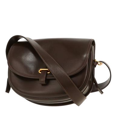 Sac à main Hermès  Balle De Golf en cuir box marron