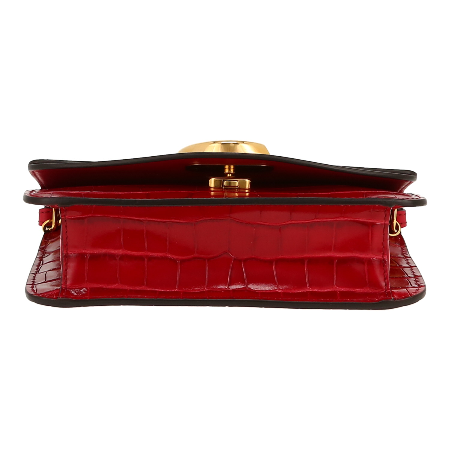 Borsa a tracolla Chloé  C in pelle rossa - Detail D1