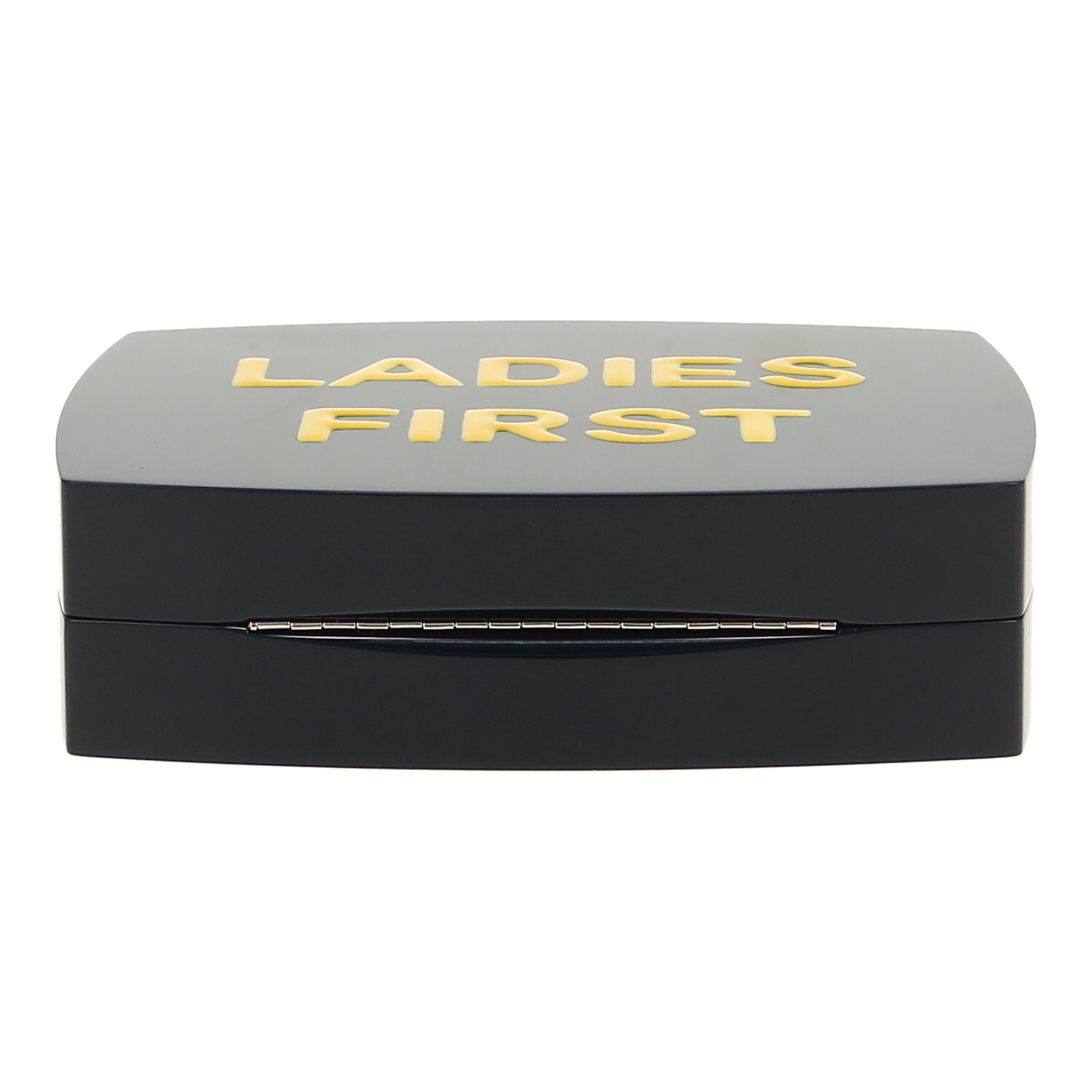 Chanel  Editions Limitées clutch  in navy blue and yellow plexiglas - Detail D1