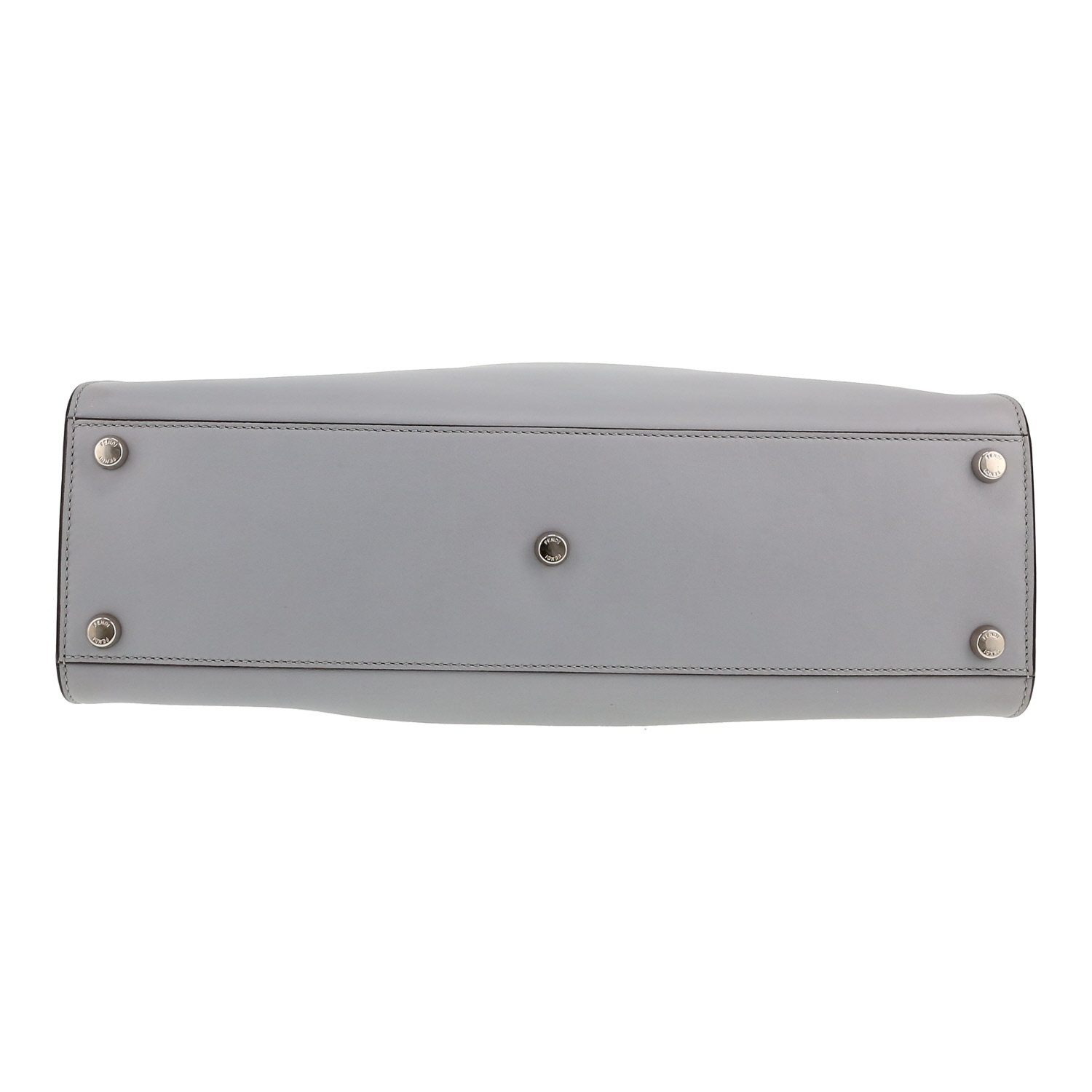 Borsa Fendi  Peekaboo in pelle celeste - Detail D1