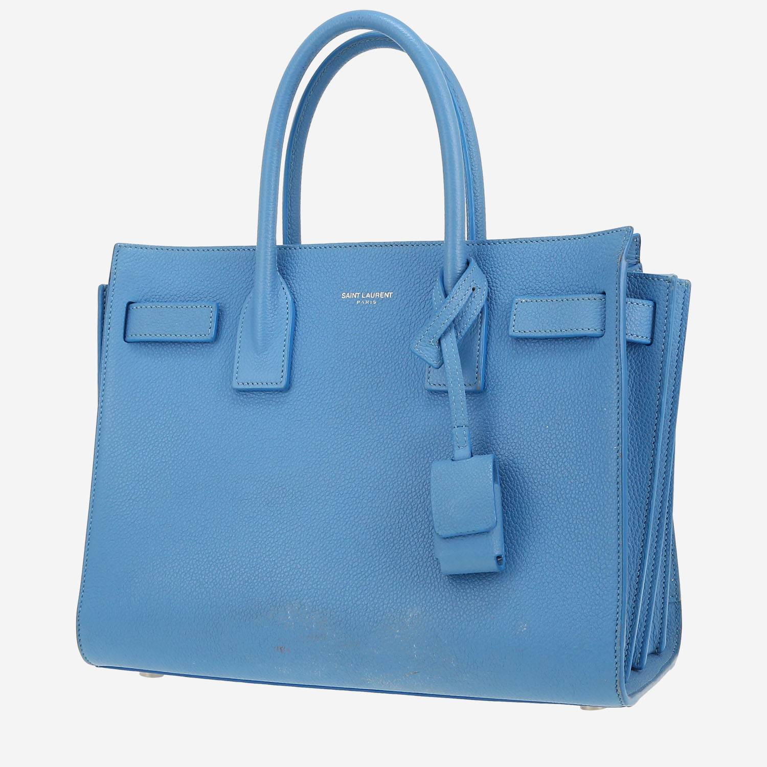 Sac à main Saint Laurent  Sac de jour Baby en cuir bleu