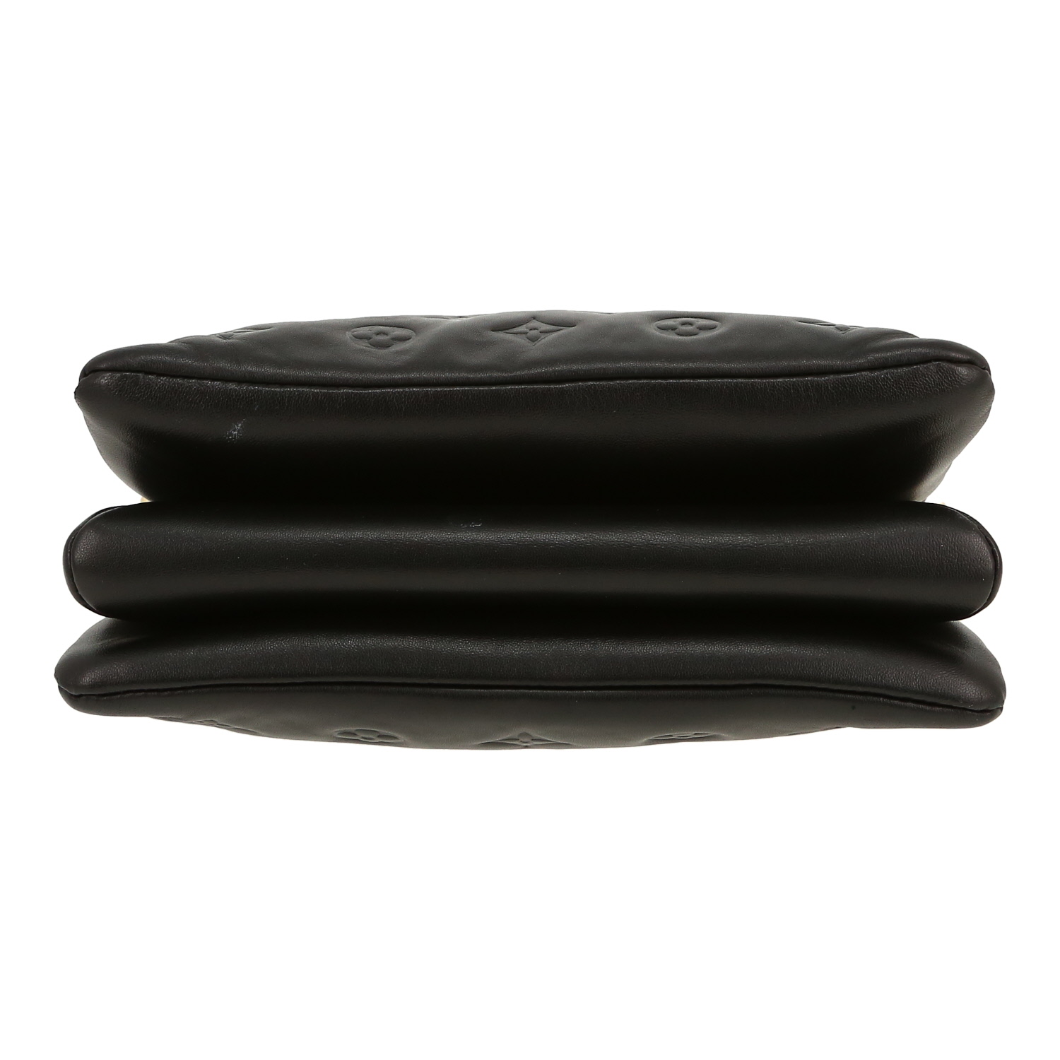 Borsa a tracolla Louis Vuitton  Coussin modello piccolo  in pelle monogram con stampa nera - Detail D1