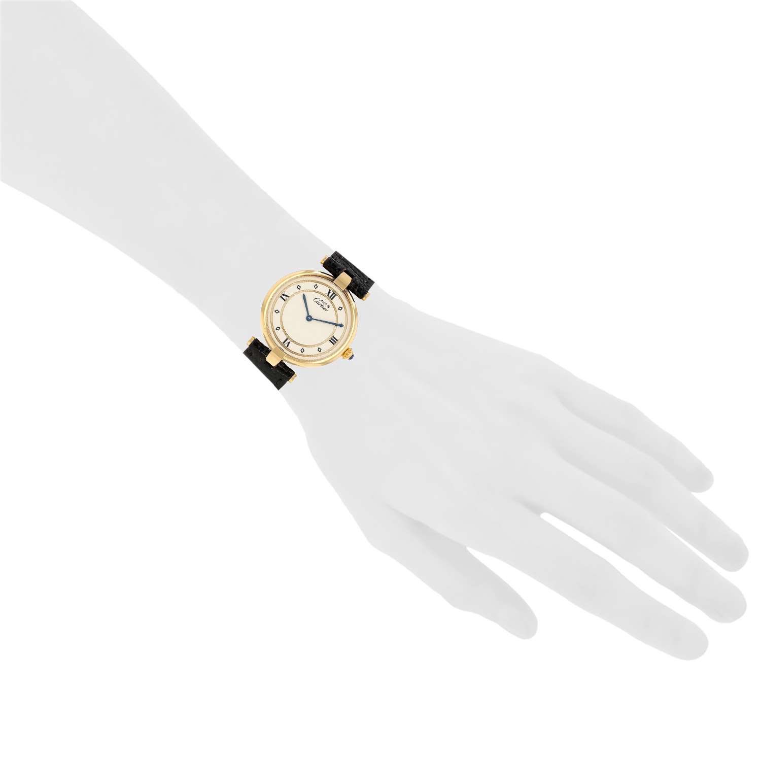 Cartier Must Vendôme  in vermeil Ref: Cartier - 590003  Circa 1990 - Detail D1