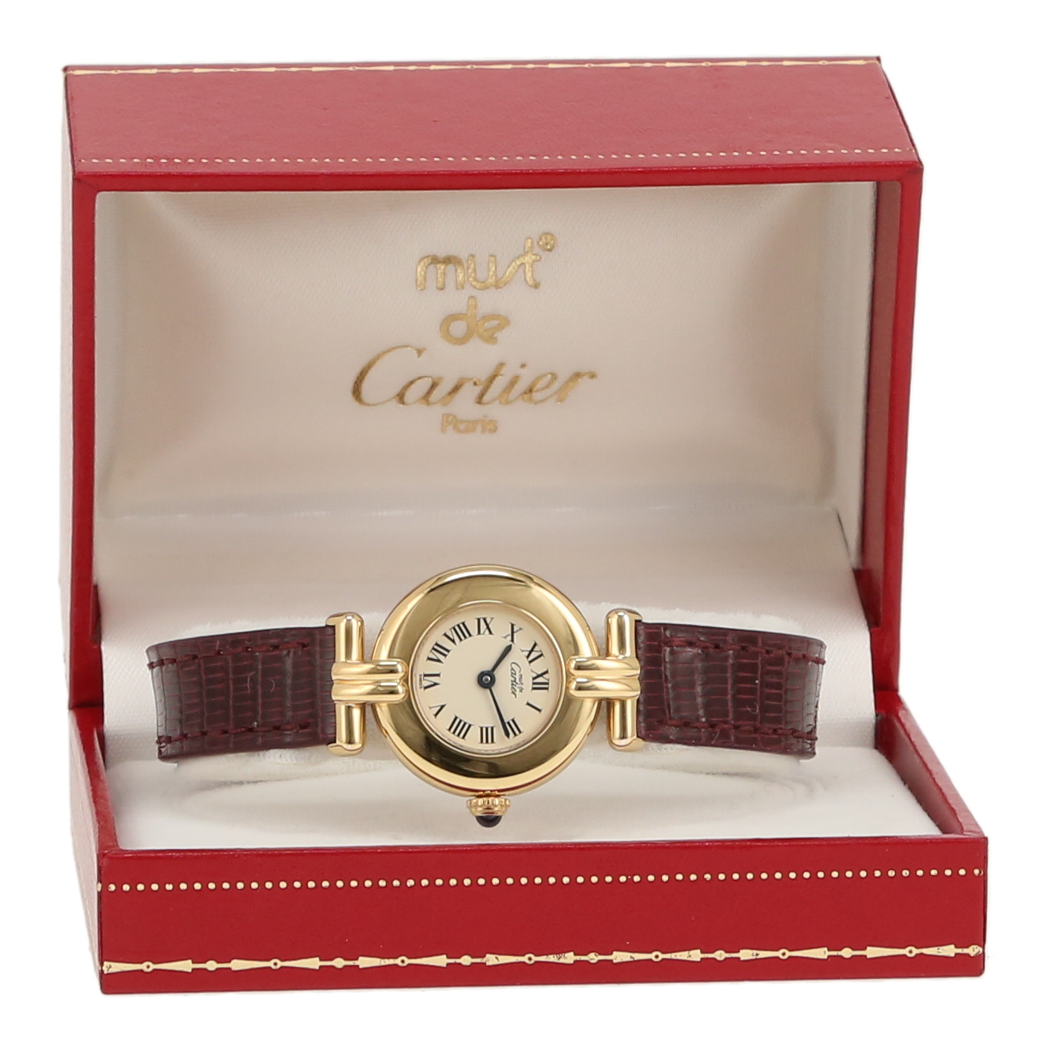 Montre Cartier Must Colisée en vermeil Ref: Cartier - 590002  Vers 1990