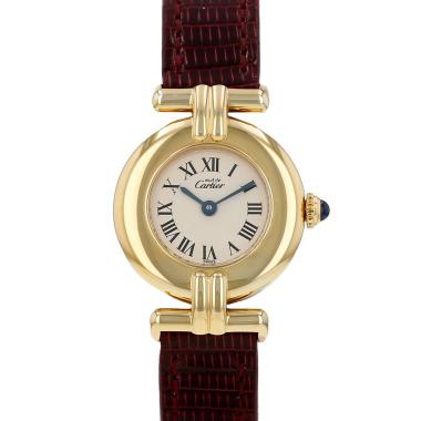 Reloj Cartier Must Colisée de plata dorada Ref: Cartier - 590002  Circa 1990