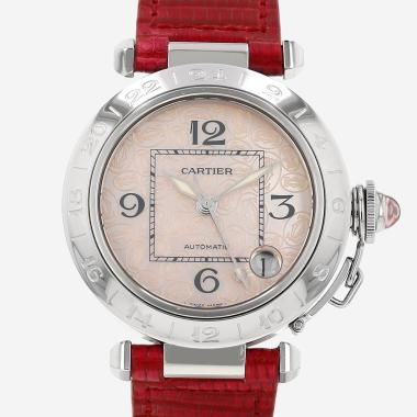 Montre Cartier Pasha en acier Ref: Cartier - 2377  Vers 2000