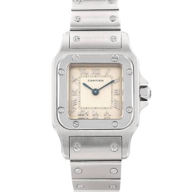 Cartier Santos Galbée  small model  in stainless steel Ref: Cartier - 9057930  Circa 2000