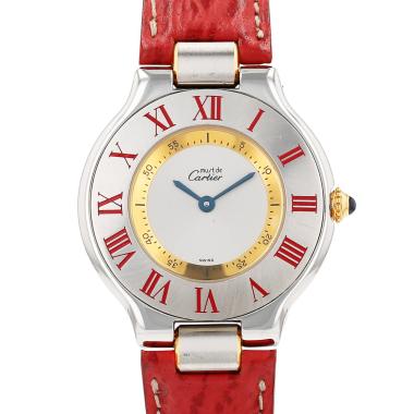 Cartier Must 21  in stainless steel Ref: Cartier - 1330  Circa 1990