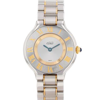 Reloj Cartier Must 21 de oro y acero Ref: Cartier - 1340  Circa 1990