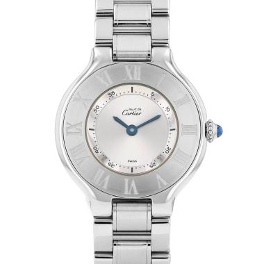 Montre Cartier Must 21 en acier Ref: Cartier - 1340  Vers 1990