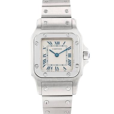 Montre Cartier Santos Galbée petit modèle  en acier Ref: Cartier - 9057930  Vers 2000