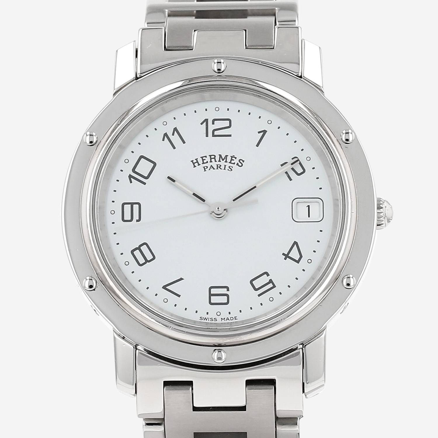 Reloj Hermès Clipper de acero Ref: Hermes - CL6.710  Circa 2000