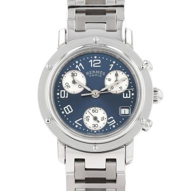Reloj Hermès Clipper Chrono de acero Ref: Hermès - CL1.310  Circa 2000