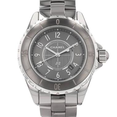 Reloj Chanel J12 de cerámica y acero. Ref.: Chanel - H2978. Alrededor de 2009