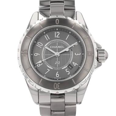 Reloj Chanel J12 de cerámica y acero Ref: Chanel - H2978  Circa 2009