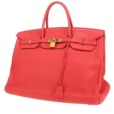 Hermès  Birkin 40 cm handbag  in pink Jaipur togo leather
