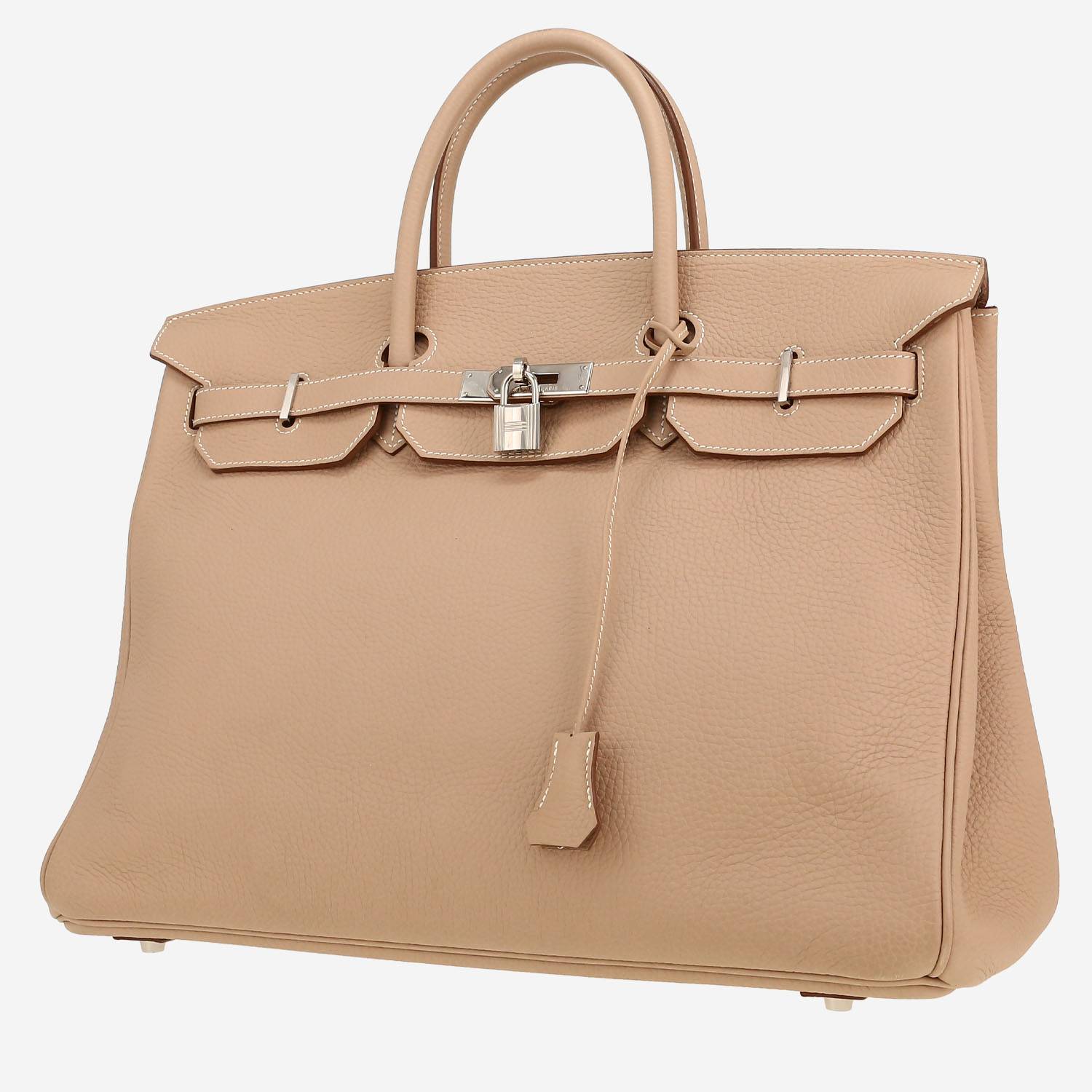Hermès  Birkin 40 cm handbag  in tourterelle grey togo leather
