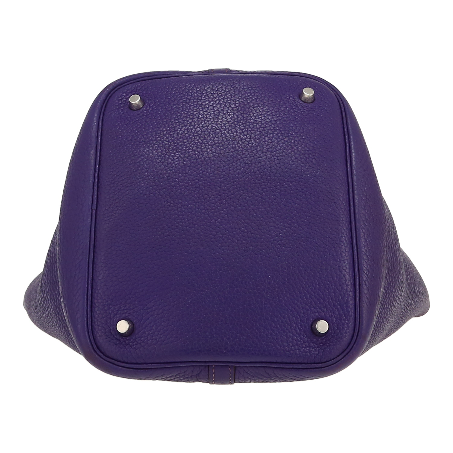 Borsa Hermès  Picotin 22 cm in pelle togo viola Iris - Detail D1