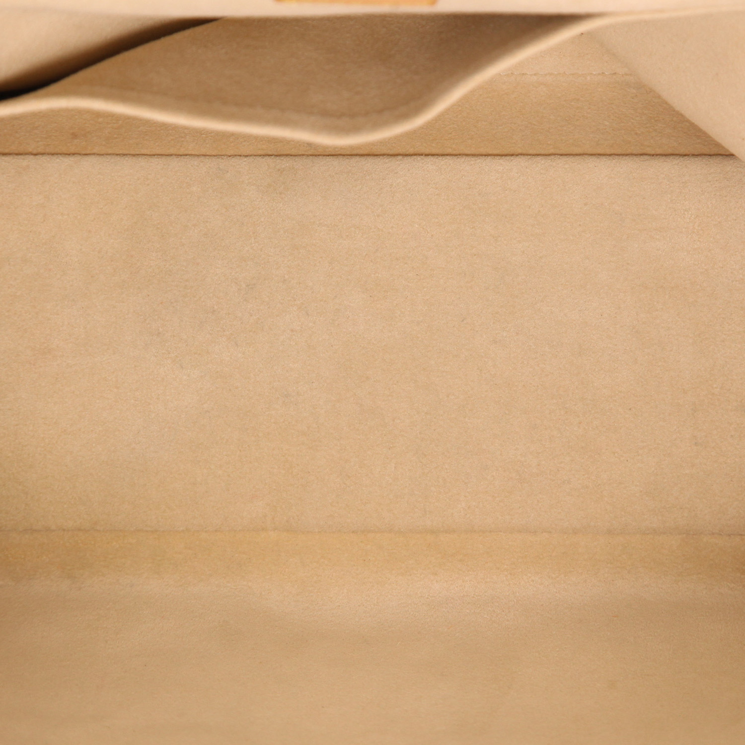 Louis Vuitton  Manhattan handbag  in brown monogram canvas  and natural leather - Detail D3