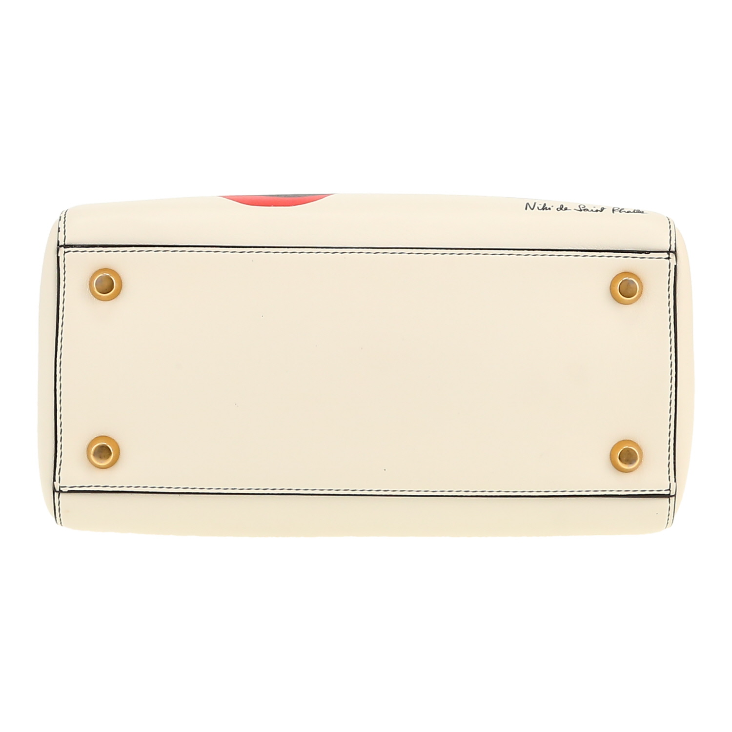 Borsa a tracolla Dior  Lady Dior Edition Limitée in pelle bianco sporco - Detail D1