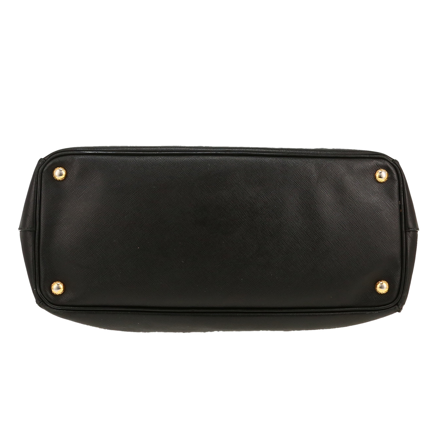 Prada  Galleria handbag  in black leather saffiano - Detail D1