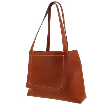 Hermès  Cabasellier shopping bag  in gold Barenia Faubourg