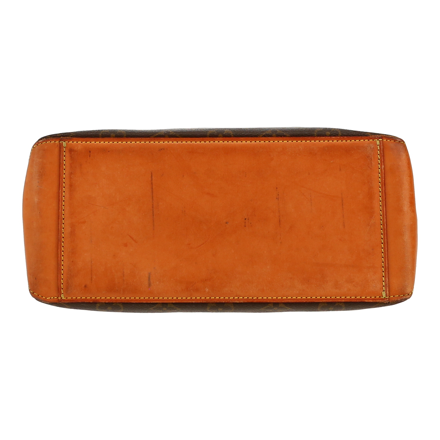 Sac cabas Louis Vuitton  Piano en toile monogram enduite et cuir naturel - Detail D1